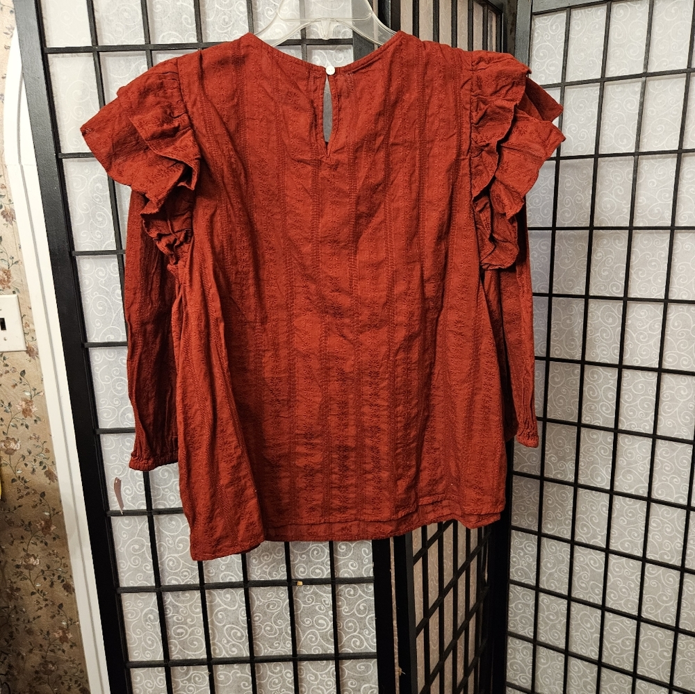 Universal  thread  ruffle blouse XXL - Picture 6 of 7